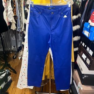 Ralph Lauren Polo Blue leather pants